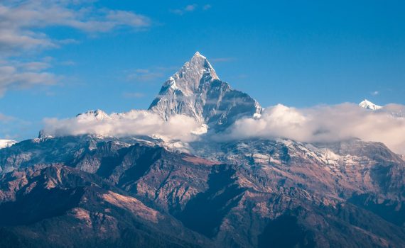 gray and brown mountain