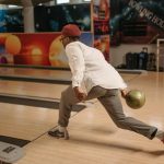 a bowler playing bowling